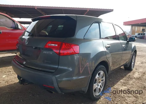 2008 Acura Mdx Technology Package z USA, uszkodzony, nr VIN 2HNYD283X8H503067
